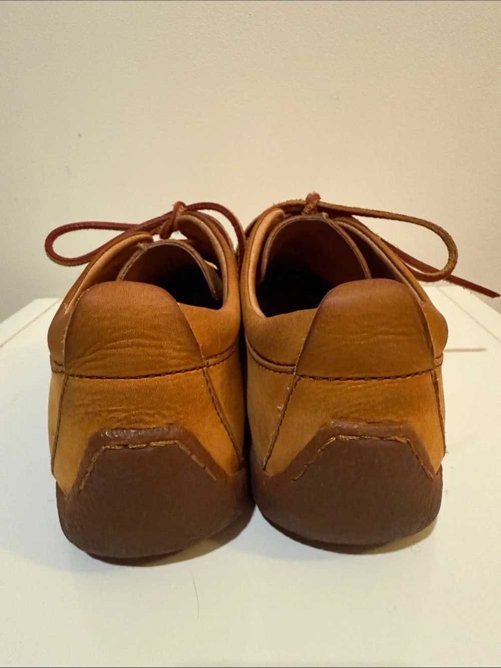 Born Sahara W1244 Brown Nubuck Leather Driving Oxford Moccasins